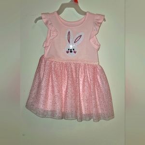 Girls bunny dress 18m
